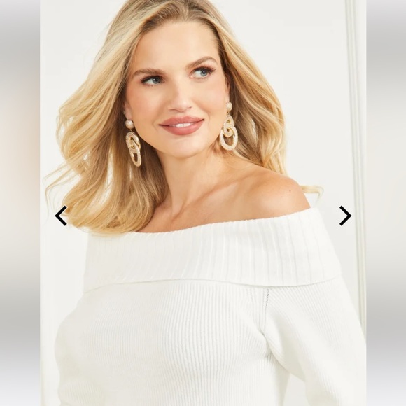 Marciano White Sweater - Size M - Picture 3 of 10